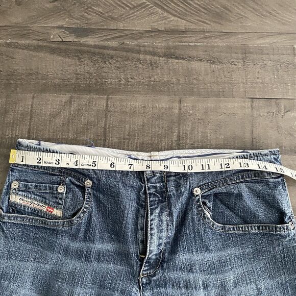 Diesel Industry SZ 32 Jeans Denim Womens RN93243 Flared Leg‎ Vintage - Picture 11 of 16